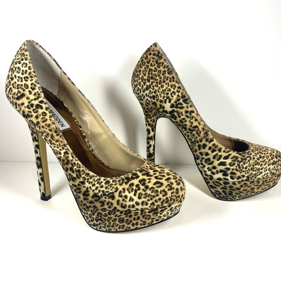 Léopard Steve Madden heels - Picture 1 of 9